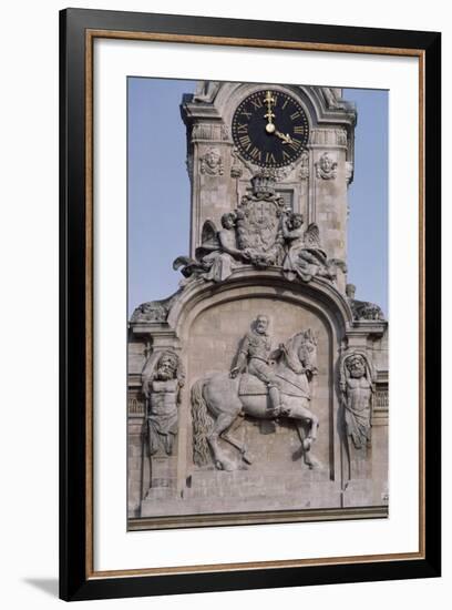 Civic Tower of Town Hall, Lyon, Rhone-Alpes, France-null-Framed Giclee Print