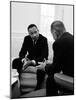 Civil Right Leader Dr. Martin Luther King Speaking with President Lyndon Johnson-Stan Wayman-Mounted Premium Photographic Print