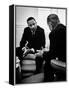 Civil Rights Leader Dr Martin Luther King with Pres. Lyndon Johnson During Visit to the White House-Stan Wayman-Framed Premier Image Canvas