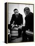 Civil Rights Leader Dr Martin Luther King with Pres. Lyndon Johnson During Visit to the White House-Stan Wayman-Framed Premier Image Canvas