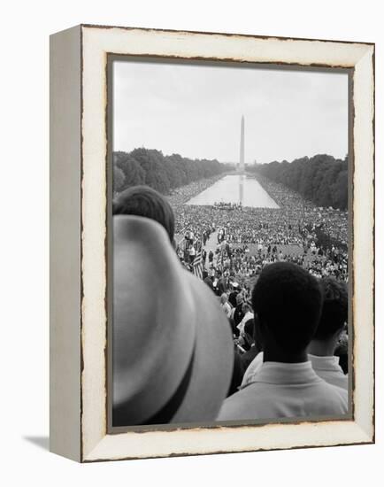 Civil Rights March on Washington, D.C.-Warren K^ Leffler-Framed Stretched Canvas