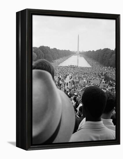 Civil Rights March on Washington, D.C.-Warren K^ Leffler-Framed Stretched Canvas