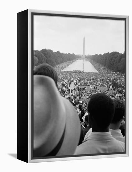 Civil Rights March on Washington, D.C.-Warren K^ Leffler-Framed Stretched Canvas