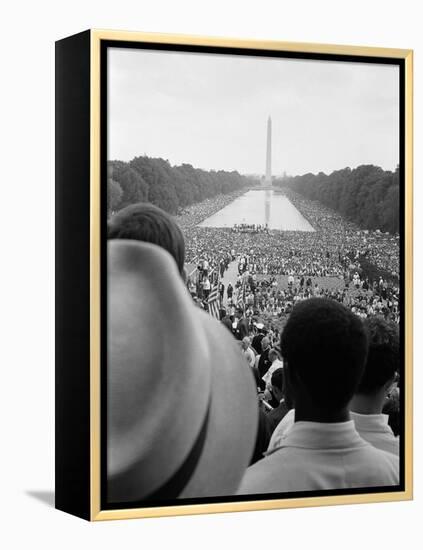 Civil Rights March on Washington, D.C.-Warren K^ Leffler-Framed Stretched Canvas