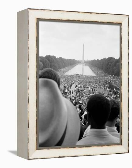 Civil Rights March on Washington D.C.-Warren K^ Leffler-Framed Stretched Canvas