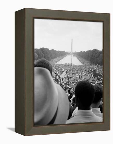Civil Rights March on Washington D.C.-Warren K^ Leffler-Framed Stretched Canvas