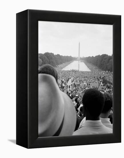 Civil Rights March on Washington D.C.-Warren K^ Leffler-Framed Stretched Canvas