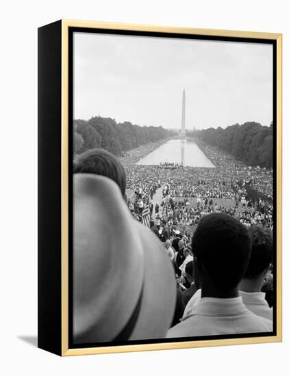 Civil Rights March on Washington D.C.-Warren K^ Leffler-Framed Stretched Canvas