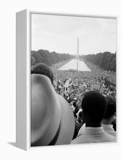 Civil Rights March on Washington D.C.-Warren K^ Leffler-Framed Stretched Canvas