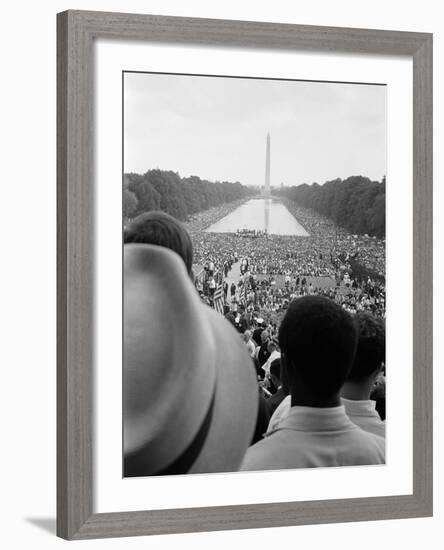 Civil Rights March on Washington, D.C.-Warren K^ Leffler-Framed Photo