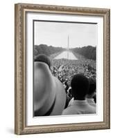 Civil Rights March on Washington, D.C.-Warren K^ Leffler-Framed Photo