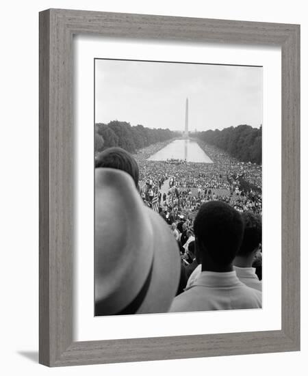 Civil Rights March on Washington, D.C.-Warren K^ Leffler-Framed Photo