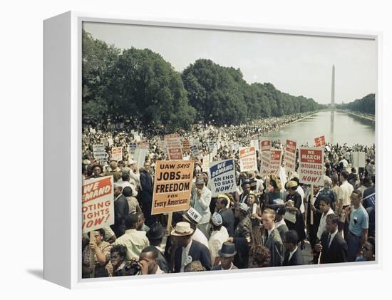 Civil Rights Washington March 1963-Associated Press-Framed Premier Image Canvas