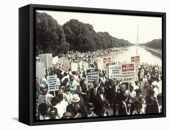 Civil Rights Washington March 1963-Associated Press-Framed Premier Image Canvas