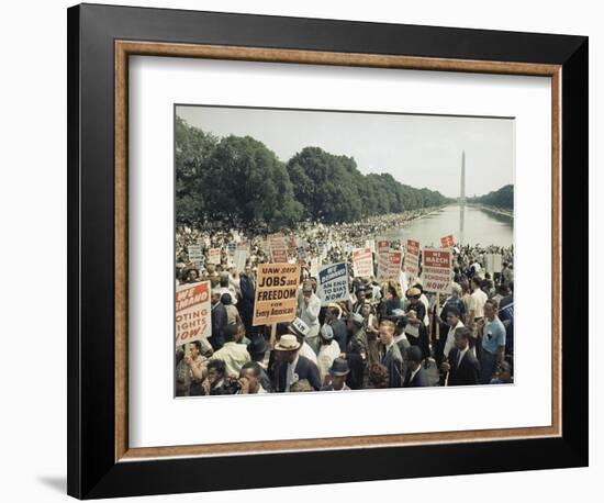 Civil Rights Washington March 1963-Associated Press-Framed Photographic Print