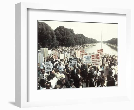 Civil Rights Washington March 1963-Associated Press-Framed Photographic Print