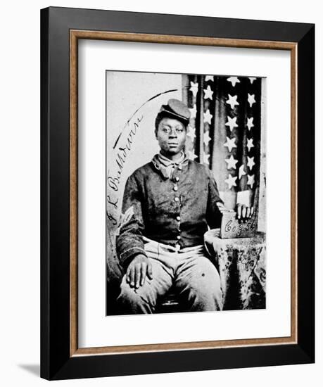 Civil War: Black Soldier-null-Framed Giclee Print