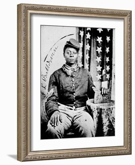 Civil War: Black Soldier-null-Framed Giclee Print