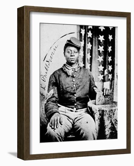 Civil War: Black Soldier-null-Framed Giclee Print