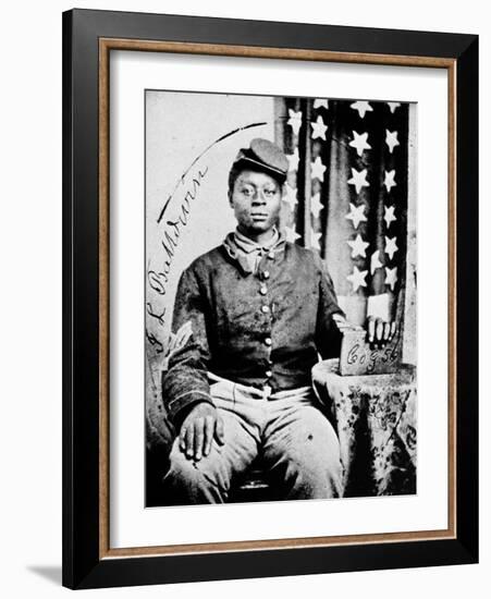 Civil War: Black Soldier-null-Framed Giclee Print