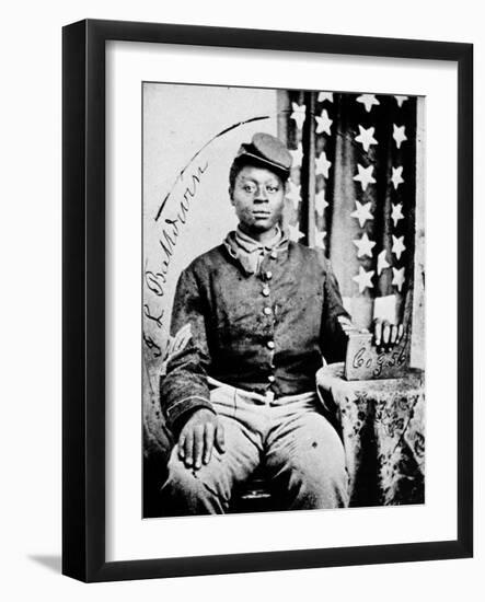 Civil War: Black Soldier-null-Framed Giclee Print