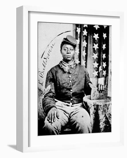 Civil War: Black Soldier-null-Framed Giclee Print