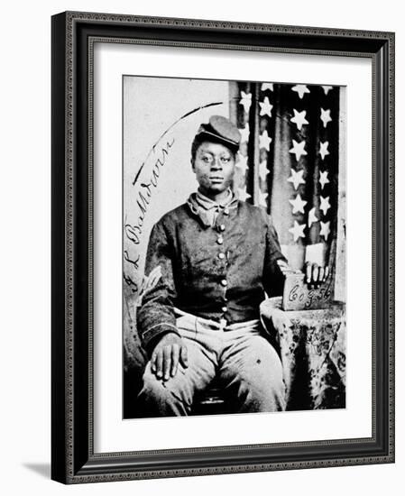 Civil War: Black Soldier-null-Framed Giclee Print