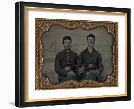 Civil War Brothers in Arms-null-Framed Giclee Print