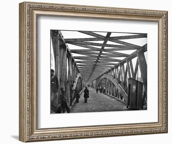 Civil War: Chain Bridge-William Morris Smith-Framed Photographic Print