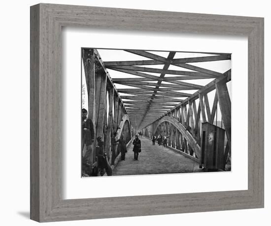 Civil War: Chain Bridge-William Morris Smith-Framed Photographic Print