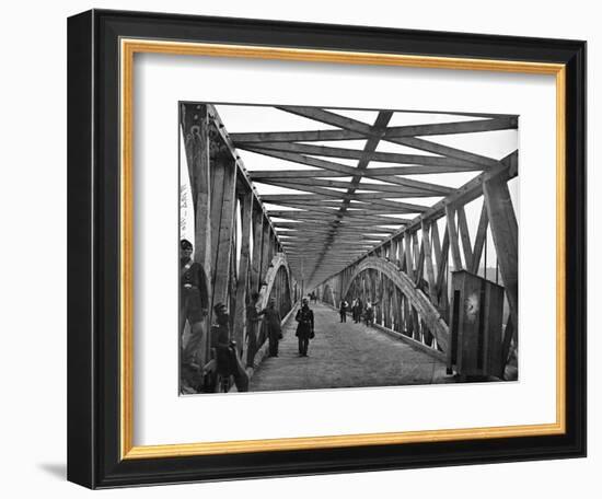 Civil War: Chain Bridge-William Morris Smith-Framed Photographic Print