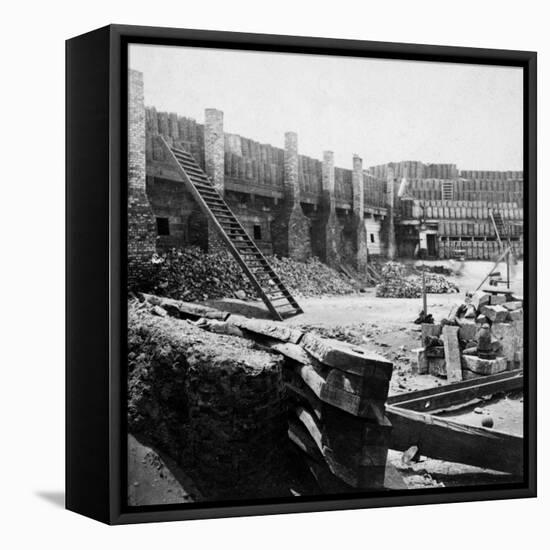 Civil War: Fort Sumter-Mathew Brady-Framed Premier Image Canvas