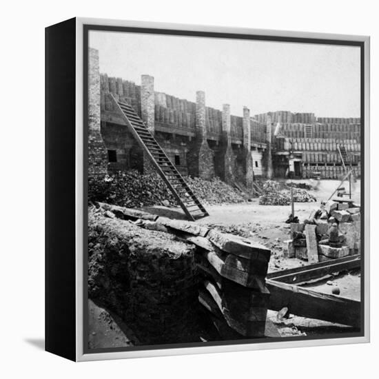 Civil War: Fort Sumter-Mathew Brady-Framed Premier Image Canvas