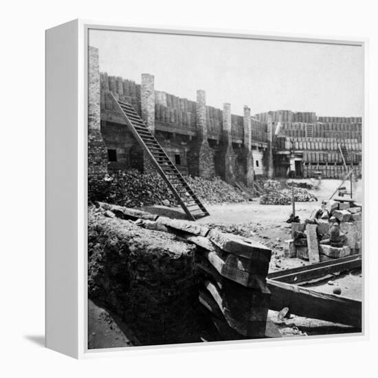 Civil War: Fort Sumter-Mathew Brady-Framed Premier Image Canvas