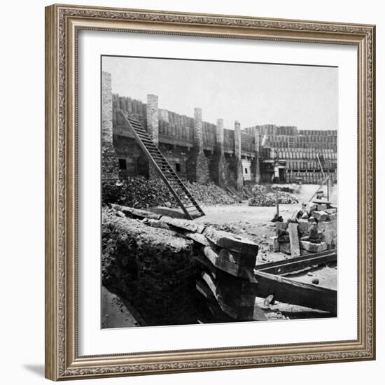 Civil War: Fort Sumter-Mathew Brady-Framed Photographic Print