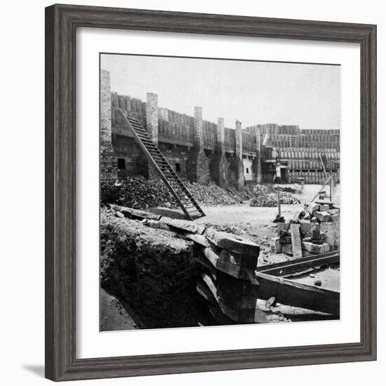 Civil War: Fort Sumter-Mathew Brady-Framed Photographic Print