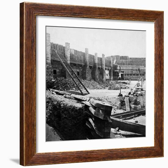 Civil War: Fort Sumter-Mathew Brady-Framed Photographic Print