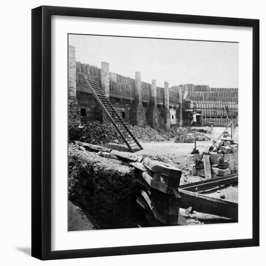 Civil War: Fort Sumter-Mathew Brady-Framed Photographic Print