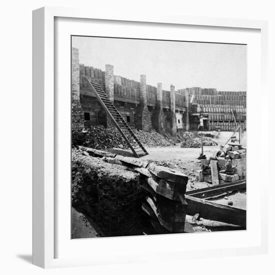 Civil War: Fort Sumter-Mathew Brady-Framed Photographic Print