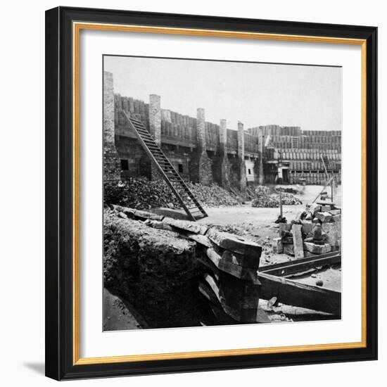 Civil War: Fort Sumter-Mathew Brady-Framed Photographic Print