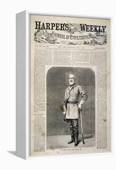 Civil War: Front Page, 1864-null-Framed Premier Image Canvas