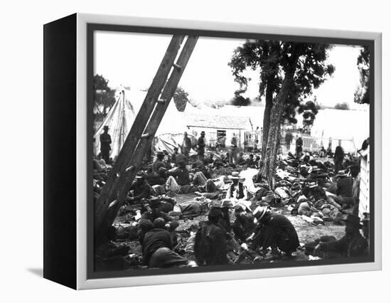 Civil War Hospital, 1862-James F. Gibson-Framed Premier Image Canvas