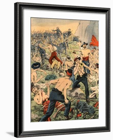 Civil War in Colombia, Illustration from French Newspaper Le Petit Journal October 19, 1902-null-Framed Giclee Print