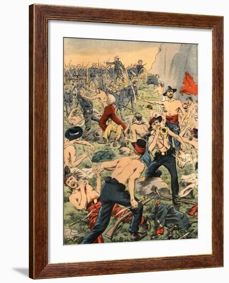 Civil War in Colombia, Illustration from French Newspaper Le Petit Journal October 19, 1902-null-Framed Giclee Print