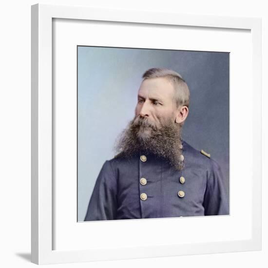 Civil War Portrait of General George Crook-Stocktrek Images-Framed Photographic Print
