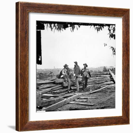 Civil War: Prisoners, 1863-null-Framed Photographic Print