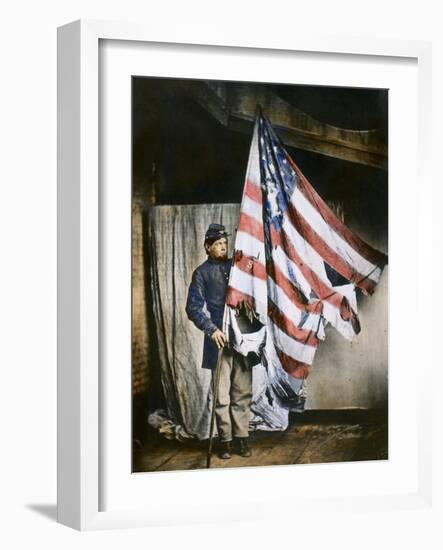 Civil War: Soldier-null-Framed Photographic Print