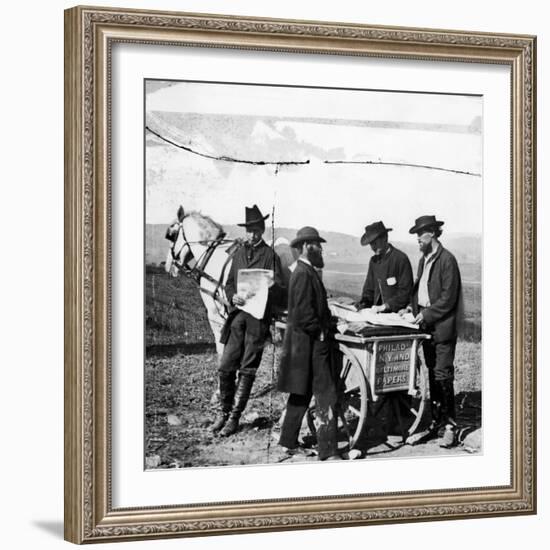 Civil War: Union Camp, 1863-Alexander Gardner-Framed Photographic Print