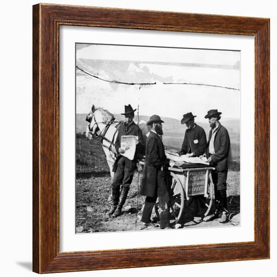 Civil War: Union Camp, 1863-Alexander Gardner-Framed Photographic Print