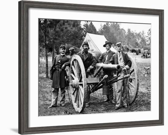 Civil War: Union Officers-James F. Gibson-Framed Photographic Print